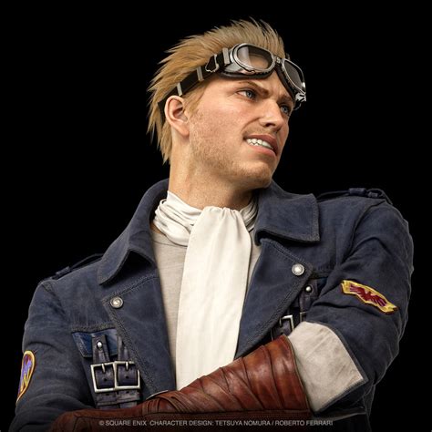 Cid Highwind Bust Art - Final Fantasy VII Rebirth Art Gallery
