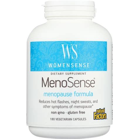 Natural Factors WomenSense MenoSense 180 Veg Caps - Swanson Health Products