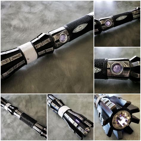 Beskar Wrath With Stingray And Ostrich Leather Wraps Custom Crystal