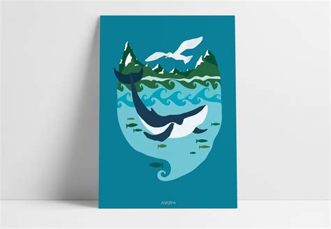 Whale Card — A Storm