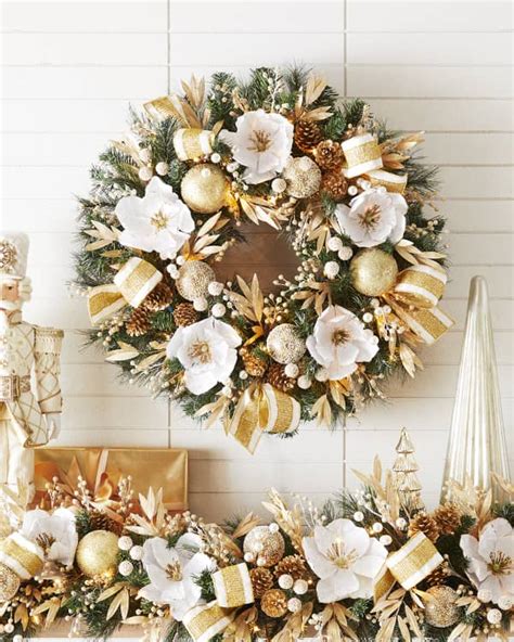 Neiman Marcus 28 Bright Holiday Prelit Wreath Neiman Marcus