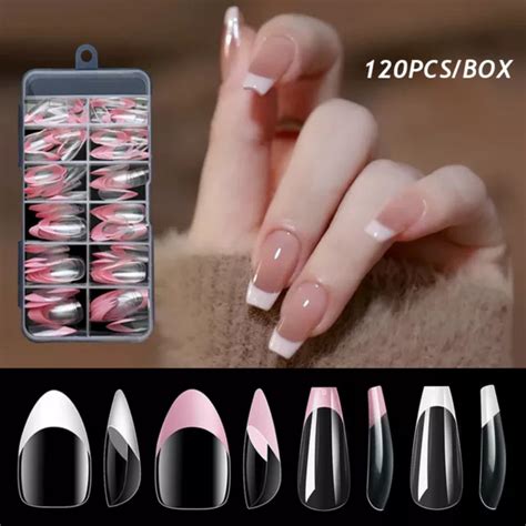 Extension D Ongles Pointus Stiletto Faux Ongles Fran Ais En Acrylique F