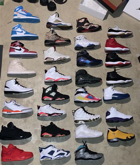 My Air Jordan Collection... only collect AJ 1-14!! All worn cause I ...