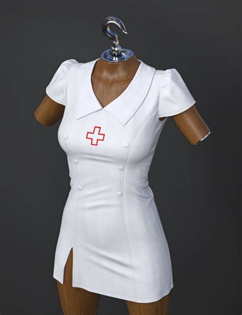 DForce SU Nurse Uniform Outfit For Genesis 9 8 1 And 8 Female 3d