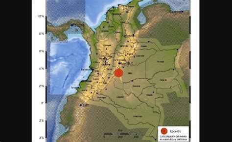 Fuerte Sismo De Magnitud 6 2 Sacude El Centro De Colombia