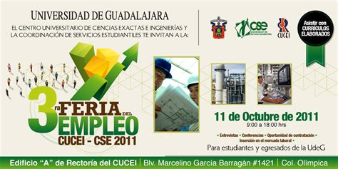 Feria Del Empleo Cucei Cse Centro Universitario De Ciencias Exactas E