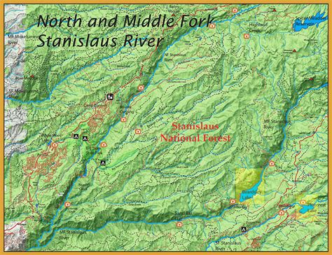 North Fork Stanislaus River Westside Sierra