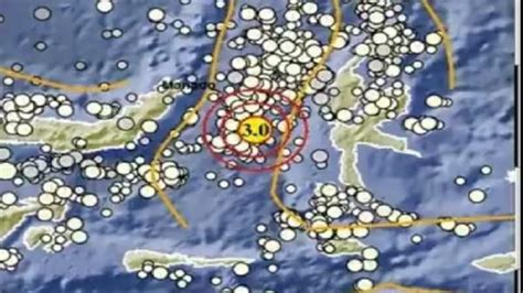 Gempa Terkini M Guncang Ternate Maluku Utara Senin Pagi