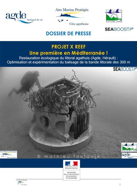 Dossier De Presse Projet X Reef C Te Agathoise Ville D Agde By