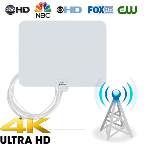 Newest Digital Indoor TV Antenna HDTV DTV Flat Design HD VHF UHF 35