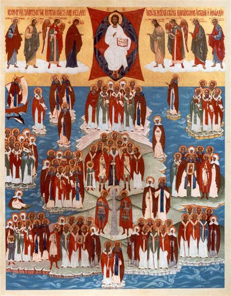 THE ORTHODOX SAINTS OF THE ANCIENT CHURCH IN BRITAIN