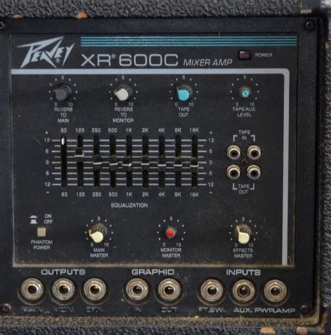 Peavey Xr 600c Powered Mixer Used The Guitar Hangar