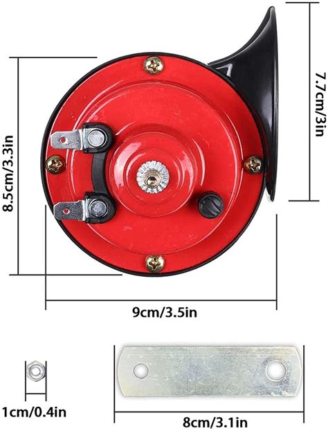 FCPLLTR Bocina De Aire Universal De 800 DB Para Coche 12 V Trompeta