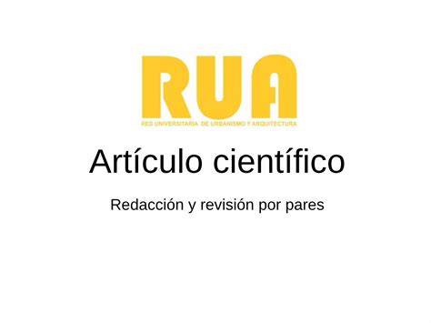 PDF Redacción y revisión por pares El propósito de la discusión es