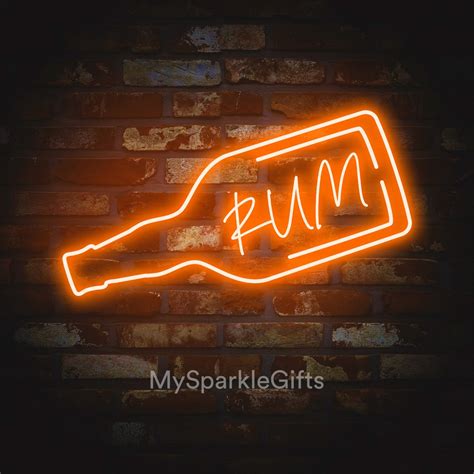 Original Rum Bar Neon Sign Neon Sign Led Neon Light Sign For Etsy