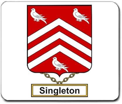 Amazon.com: Singleton Family Crest Coat of Arms Mouse Pad : Office Products