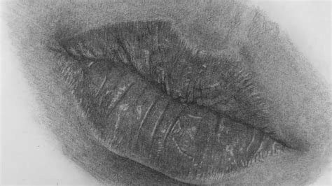 How To Draw Realistic Lips Pencil Graphite Art Drawing