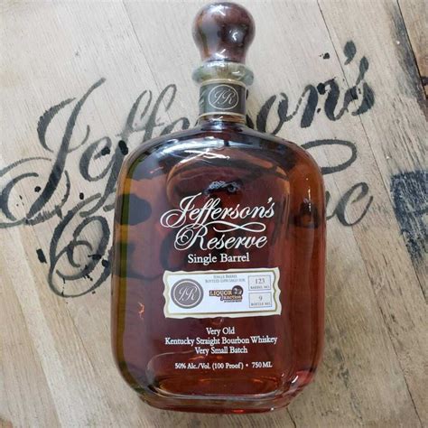 Lj Barrel Jefferson S Reserve Single Barrel