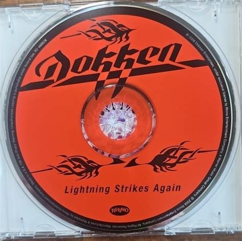 Lightning Strikes Again By Dokken CD 2008 Rhino LIKE NEW CONDITION