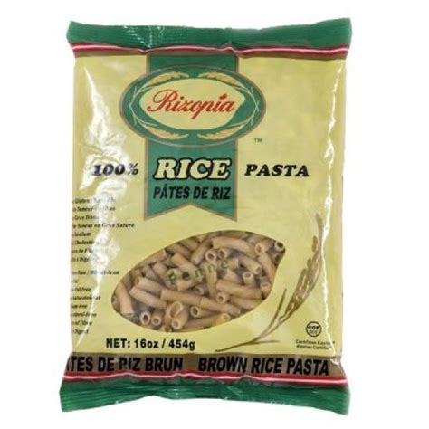 Rizopia 100 Brown Rice Pasta Penne 454g Your Health Food Store And