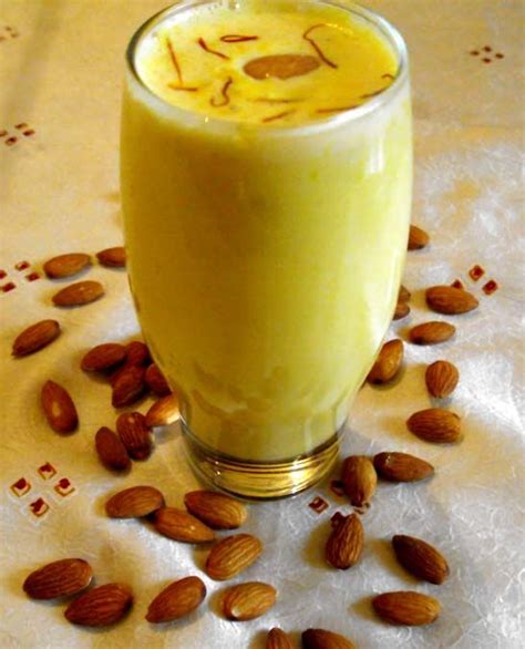 Badam Milk Shake Recipe For Badam Milk Badam Shake Food Milk