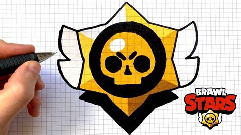 COMMENT DESSINER LE LOGO DE BRAWL STARS YouTube