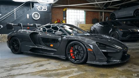 Mclaren Senna Todo Em Fibra De Carbono