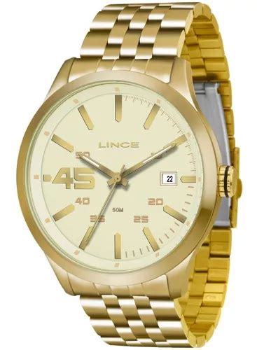 Reloj Lince MRG4356s C2kx Gold Steel Launch Para Hombre MercadoLibre