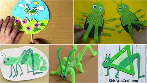 Grasshopper Crafts & Activities for Kids - Kids Art & Craft