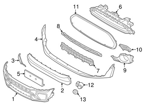 Bumper Components Front For Mini Cooper Clubman Bmwpartshub