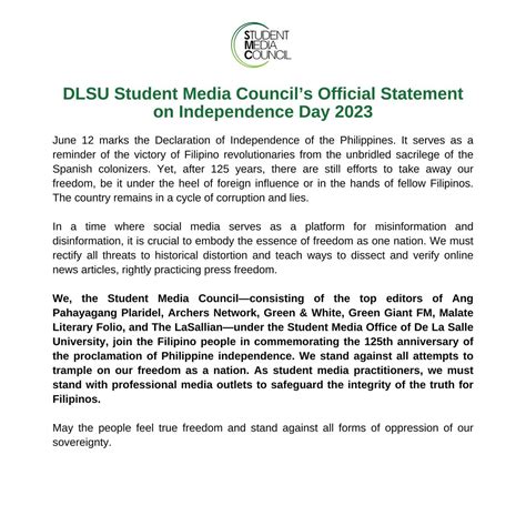 The Lasallian On Twitter University Dlsu S Student Media Groups Join