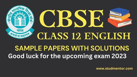 Download In Pdf Cbse Class 12 English Core Sample Papers 2022 23