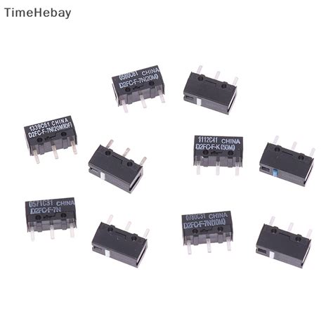 Timehebay ไมโครสวิตช์เมาส์ D2FC-F-7N 10M 20M of D2FC-F-K(50M) -RZ D2F ...