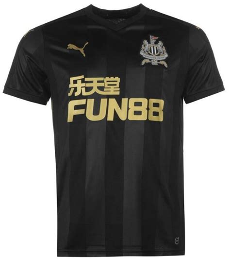 Black Nufc Strip 17 18 Puma Newcastle United Third Kit 2017 18