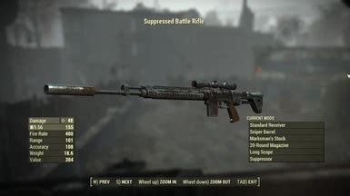 M72 Gauss And Battle Rifle Vanilla At Fallout 4 Nexus Mods And