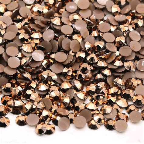 Rose Gold Jelly Non Hot Fix Flat Back Resin 1000 Pcs Etsy