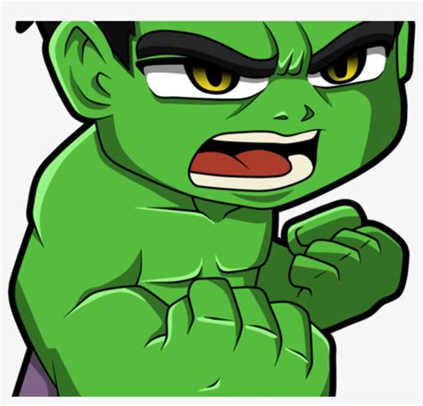 How To Draw Chibi Superheroes - Hulk Chibi - Free Transparent PNG Download - PNGkey