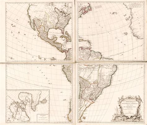 L Am Rique Septentrionale Et M Ridionale Divis E Suivant Ses Diff Rens
