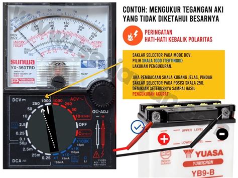 Cara Mengukur Tegangan Listrik Ac Dc Dengan Multimeter