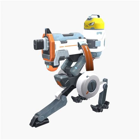 Killjoy Turret Valorant 3d Model Rigged Cgtrader