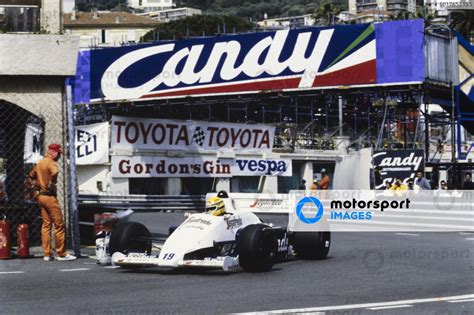 Ayrton Senna Toleman Tg Hart Monaco Gp Motorsport Images