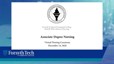 Fall 2020 Associate Degree Nursing Virtual Pinning Ceremony Youtube