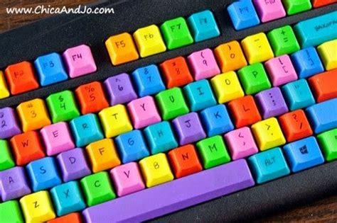 Pintar Un Teclado De Ordenador En Recicla Inventa Teclado Del