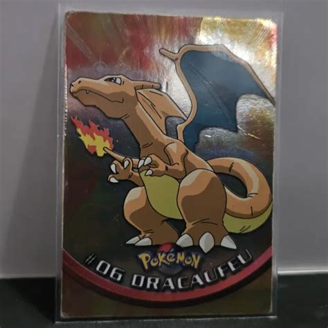 POKEMON TOPPS 06 DRACAUFEU CHARIZARD Holo Foil TV Animation