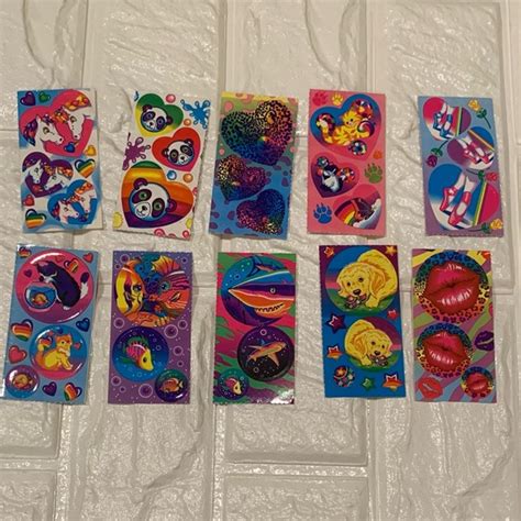 Lisa Frank Other Vintage Lisa Frank Sticker Sheet Lot Sheets Poshmark