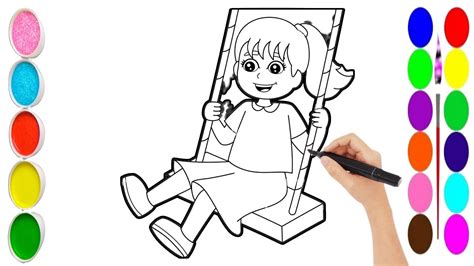 Cradle Drawing Painting Coloring For Kids And Toddlerslearndrawing How