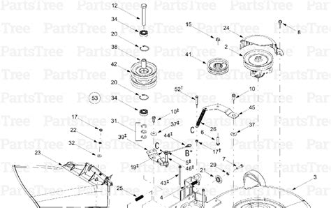 Cub cadet 50 inch deck belt diagram