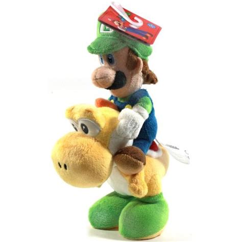 Global Holdings Super Mario Plush-8" Luigi Riding On Yoshi | Super ...