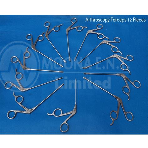 Arthroscopic Forceps 12 Pieces Set Moona Ent International