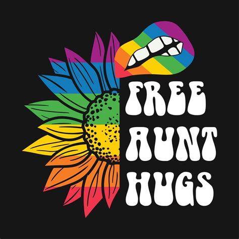 Sunflower Gay Pride Rainbow SVG T Shirt Vector Art At Vecteezy